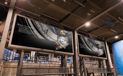 Advertentie horloge